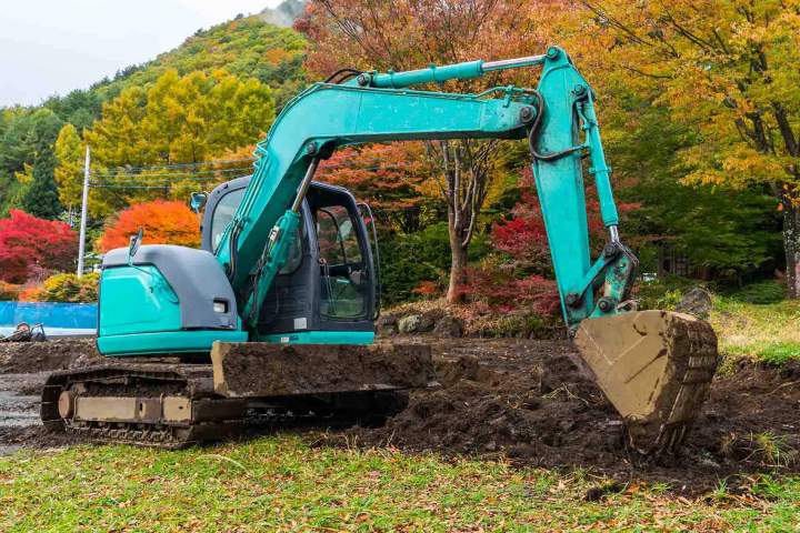 Préparation de terrain avec le plus grand soin